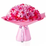 Букет из 101 кенийской розы нежный микс